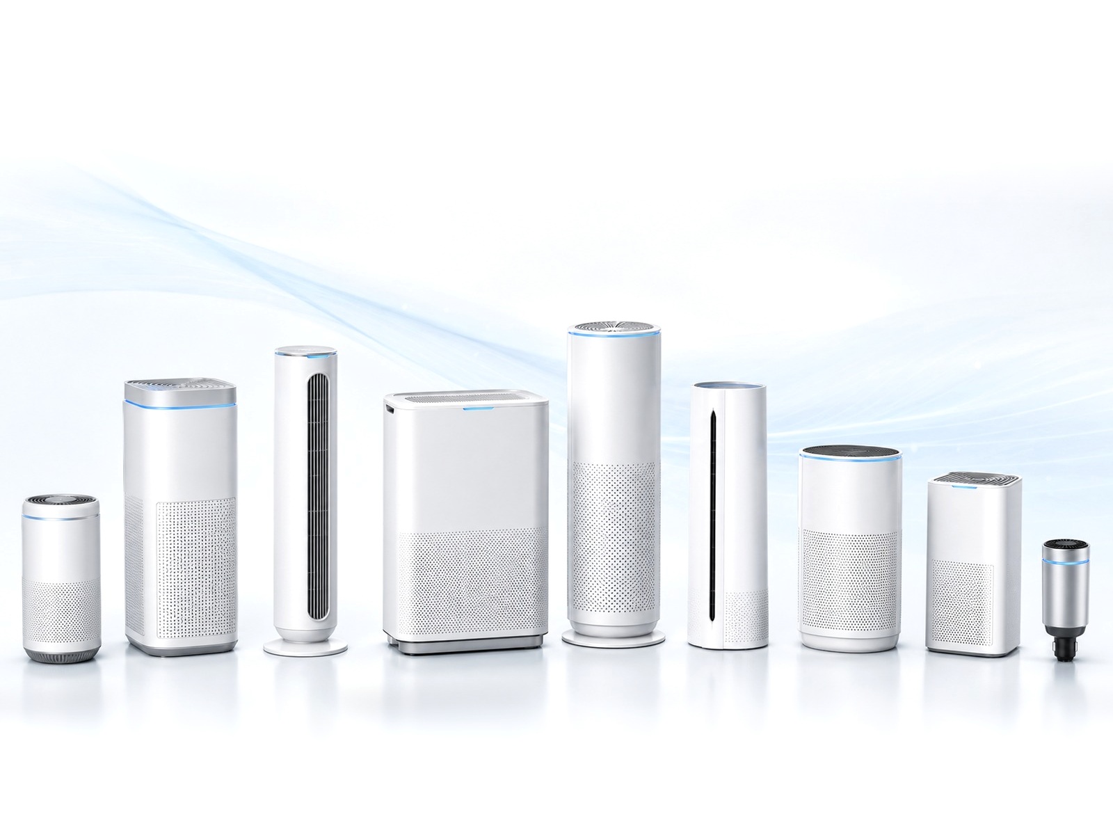Portable air purifier lineup