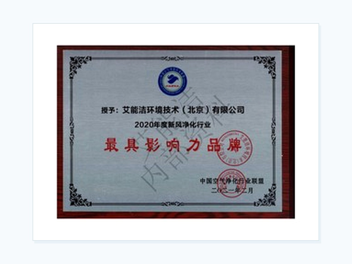 Most influential brand certificate