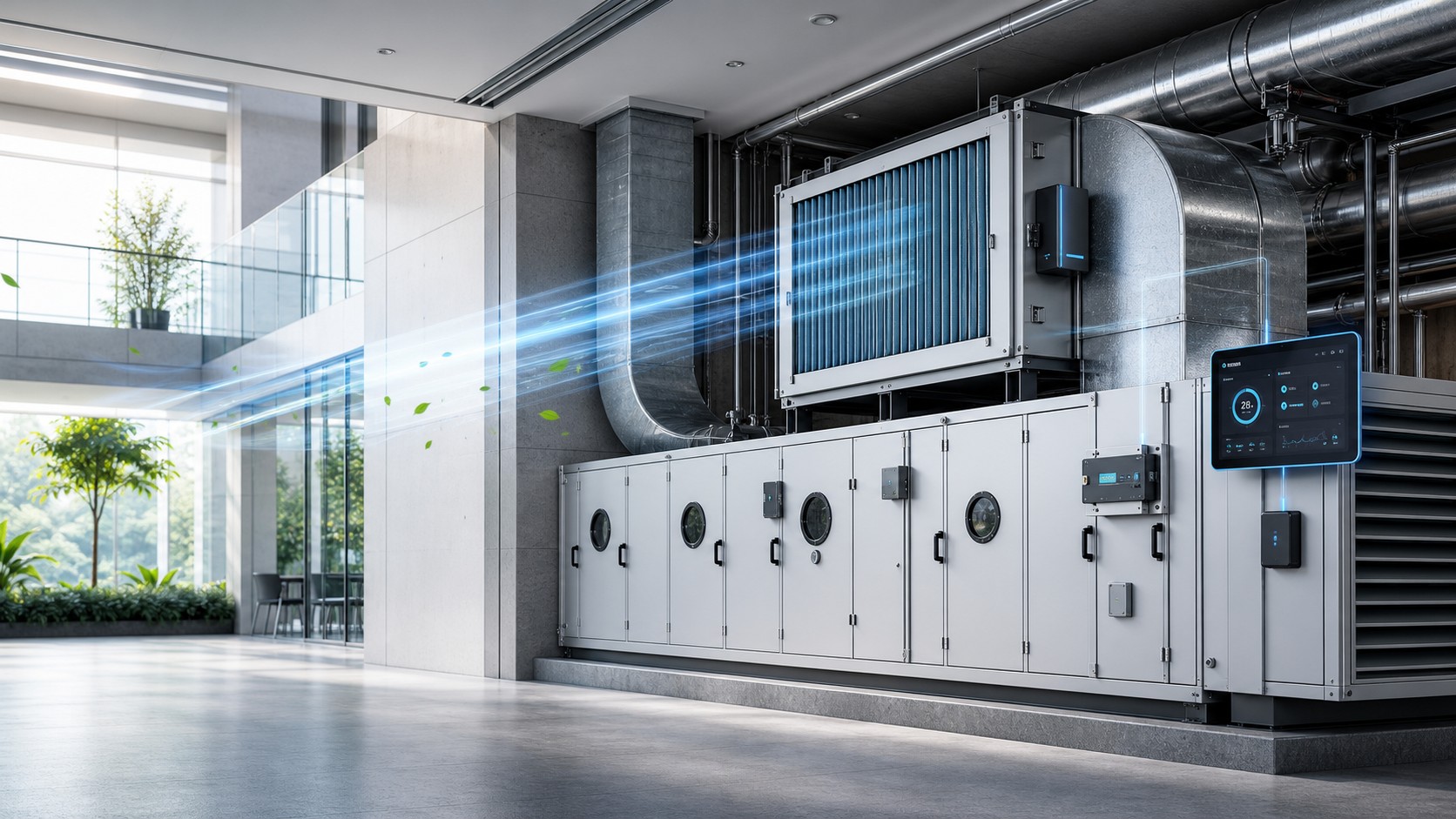 Premium commercial HVAC air purification system